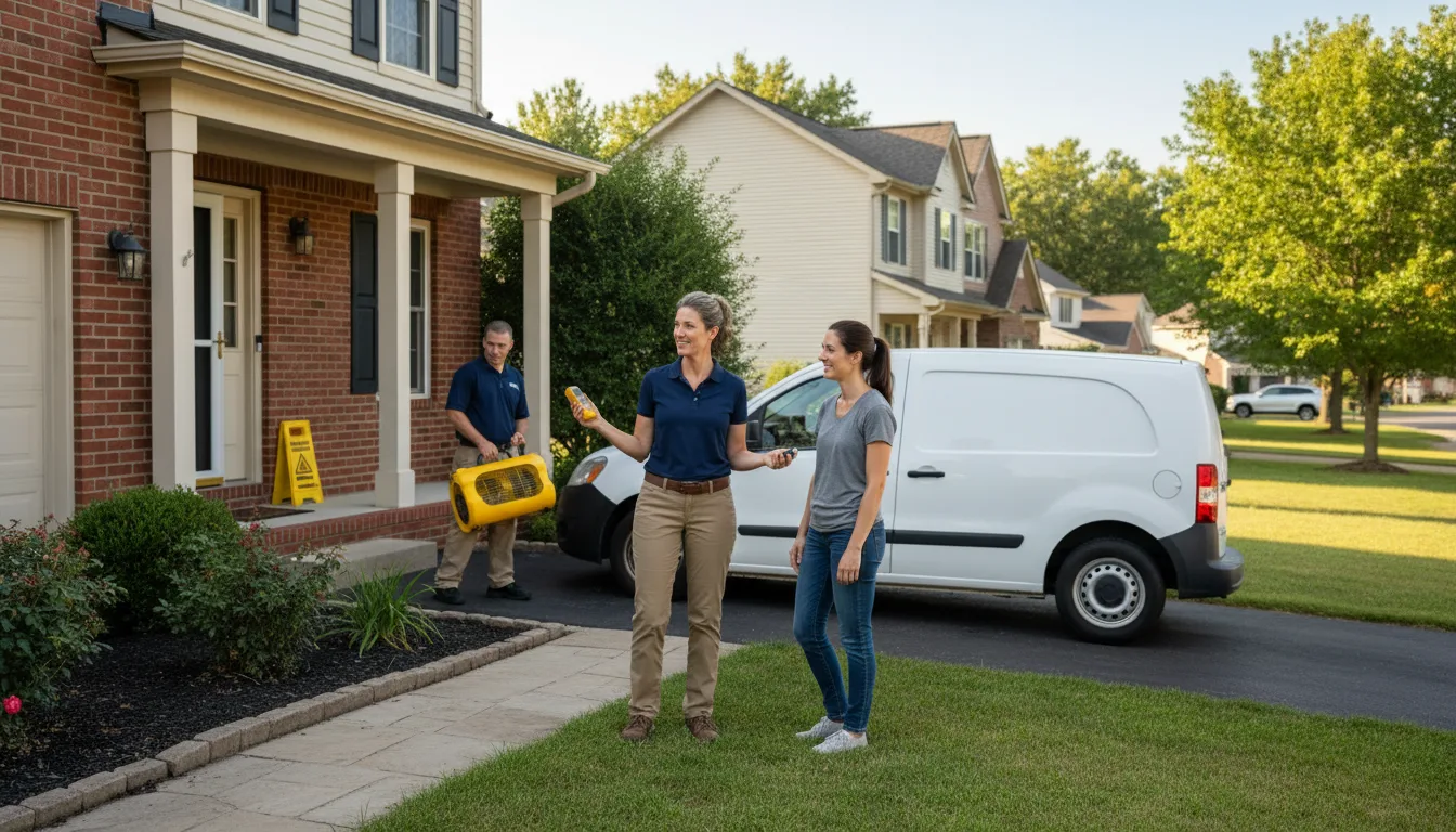 Water restoration image for Home Water Damage Repair in Pound, VA